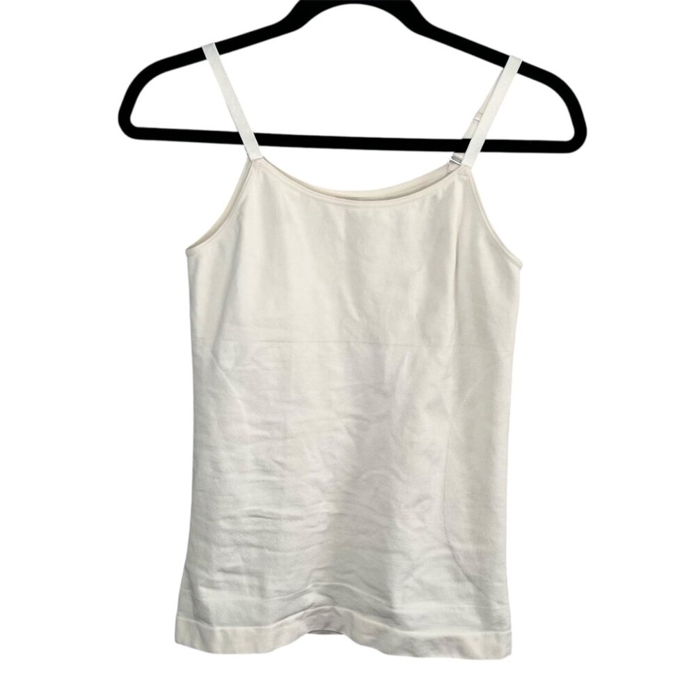 Shapermint Essentials Womens White Shaping Camisole Tank Top 2XL